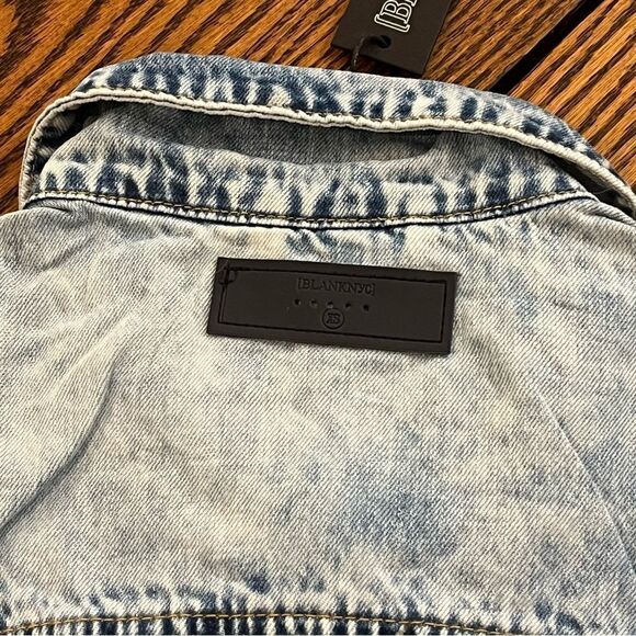 BLANK NYC Acid Washed Denim Romper in Big Shot Size XS Time Zone Revolve - Picture 11 of 13